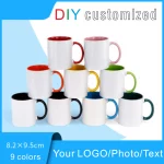 Taza de cerámica personalizada de 350 ml y 12 oz con imagen impresa, foto, logotipo y texto, para café y leche, regalo creativo y bonito. - Imagen 6