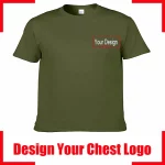 Camiseta de algodón para hombre con texto personalizado y nombre. Añade tu propio mensaje. Camiseta personalizada. Camiseta de hombre con tu diseño. - Imagen 13
