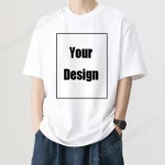 Camiseta de algodón para hombre con texto personalizado y nombre. Añade tu propio mensaje. Camiseta personalizada. Camiseta de hombre con tu diseño. - Imagen 32