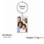 Llavero con foto personalizada, regalo para mujeres, hombres, madres, padres, niños y familias, de acero inoxidable. - Imagen 8
