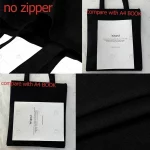 Bolsas de lona personalizadas, bolso de hombro grande para mujer, bolsos de diseñador, bolso de compras informal para mujer, comestibles, tela personalizable - Imagen 5