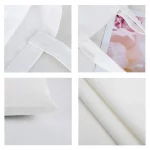 Bolsas de lona personalizadas, bolso de hombro grande para mujer, bolsos de diseñador, bolso de compras informal para mujer, comestibles, tela personalizable - Imagen 6