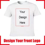 Camiseta de algodón para hombre con texto personalizado y nombre. Añade tu propio mensaje. Camiseta personalizada. Camiseta de hombre con tu diseño. - Imagen 9