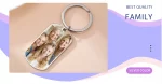Llavero con foto personalizada, regalo para mujeres, hombres, madres, padres, niños y familias, de acero inoxidable. - Imagen 15
