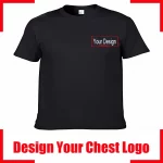 Camiseta de algodón para hombre con texto personalizado y nombre. Añade tu propio mensaje. Camiseta personalizada. Camiseta de hombre con tu diseño. - Imagen 10