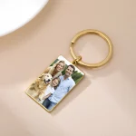 Llavero con foto personalizada, regalo para mujeres, hombres, madres, padres, niños y familias, de acero inoxidable. - Imagen 21