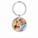 Llavero con foto personalizada, regalo para mujeres, hombres, madres, padres, niños y familias, de acero inoxidable. - Imagen 5