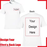 Camiseta de algodón para hombre con texto personalizado y nombre. Añade tu propio mensaje. Camiseta personalizada. Camiseta de hombre con tu diseño. - Imagen 24