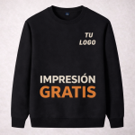 Sudadera 100% algodón personalizada ideal para equipos de trabajo