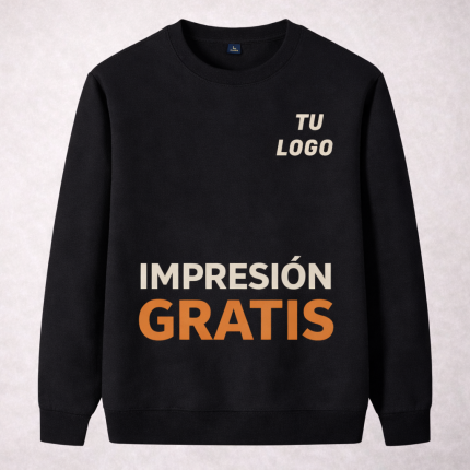 Sudadera 100% algodón personalizada ideal para equipos de trabajo